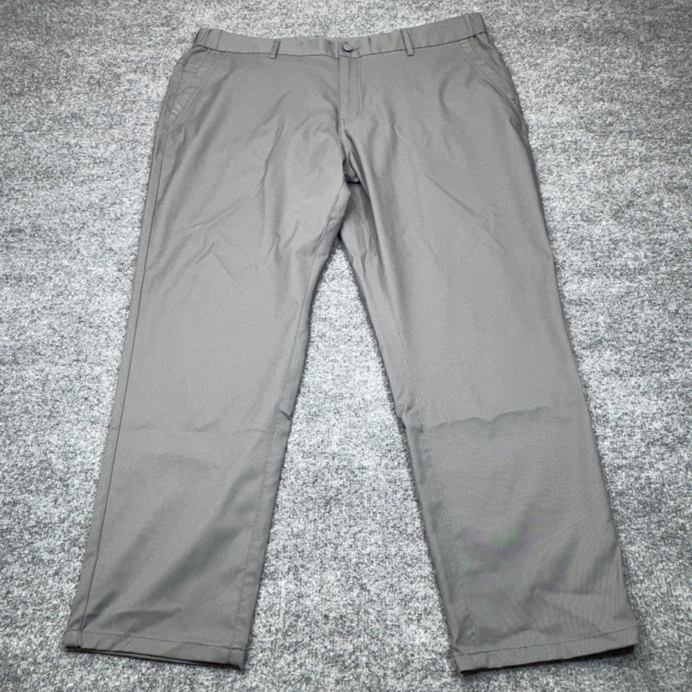 Jack Archer Space Pant Chino Pants Mens 40x28 Gray Stretch Commuter Golf Slim